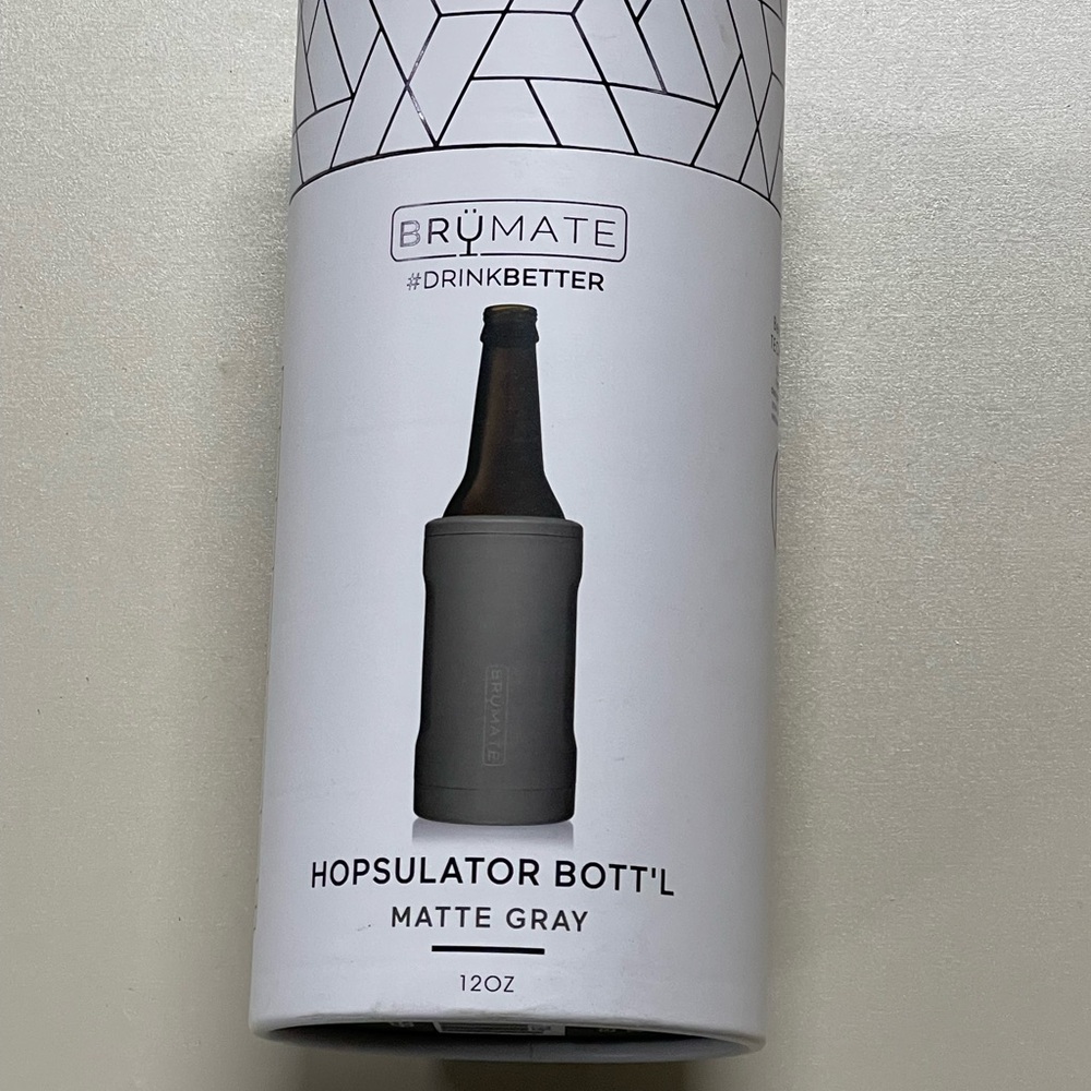 Brumate Hopsulator Bott'l - Matte Gray